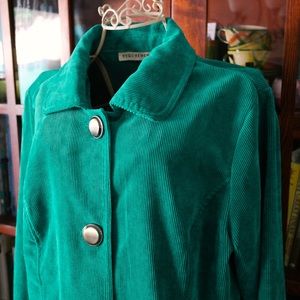 Vtg Teal Turquoise Corduroy Jacket Requirements